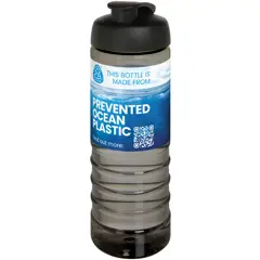 Bild på H2O Active® Eco Treble 750 ml sportflaska med uppfällbart lock
