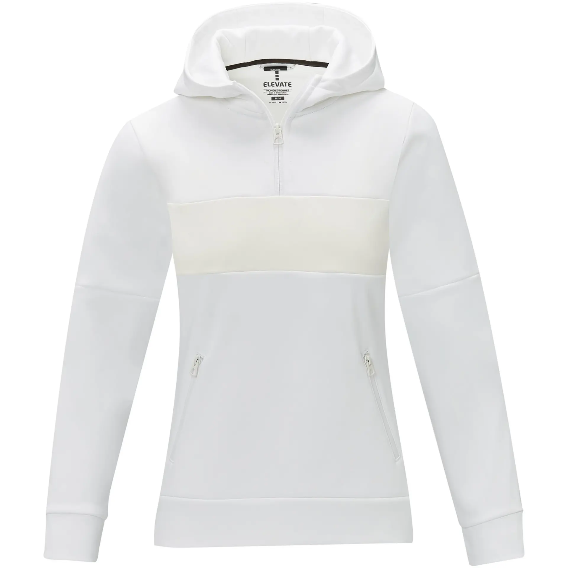 Bild på Hoodie dam, halv dragkedja, 350g/m2 - Sayan