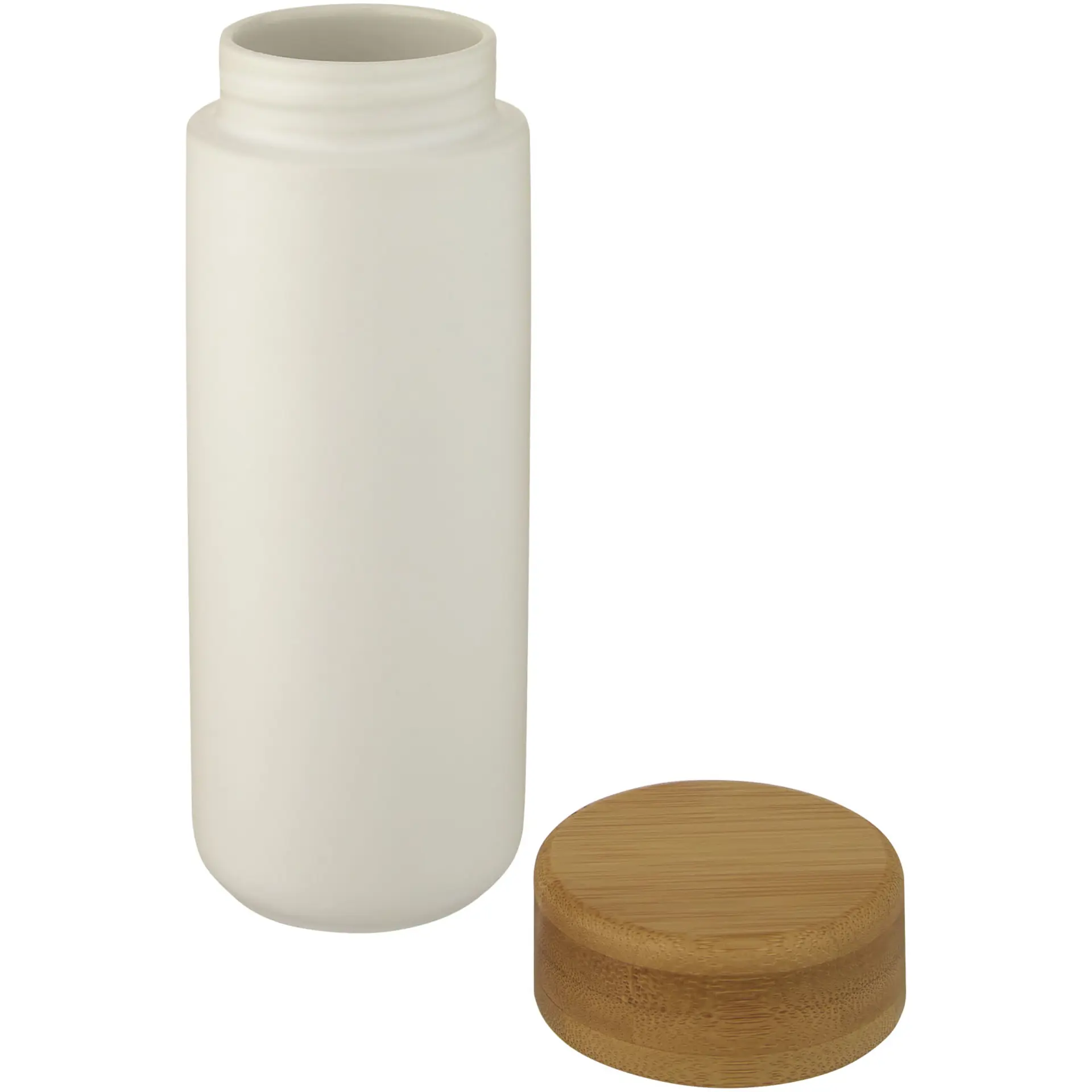 Bild på Keramisk termos med lock i bambu, BPA-fri - Lumi