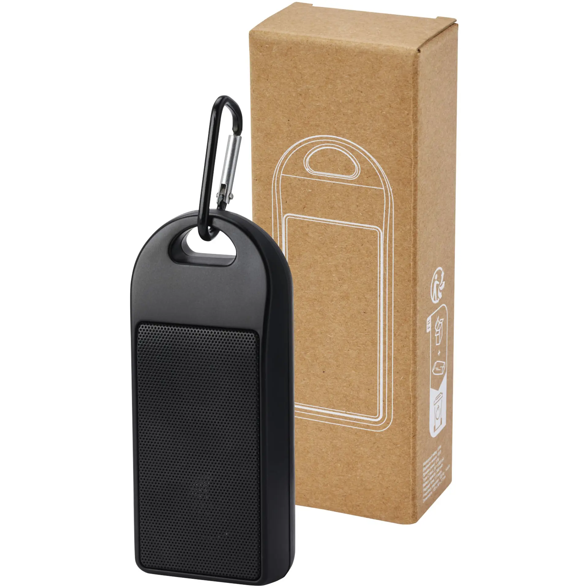 Bild på IPX4 Bluetooth®-högtalare av RCS-återvunnen plast, 3W - Omni 