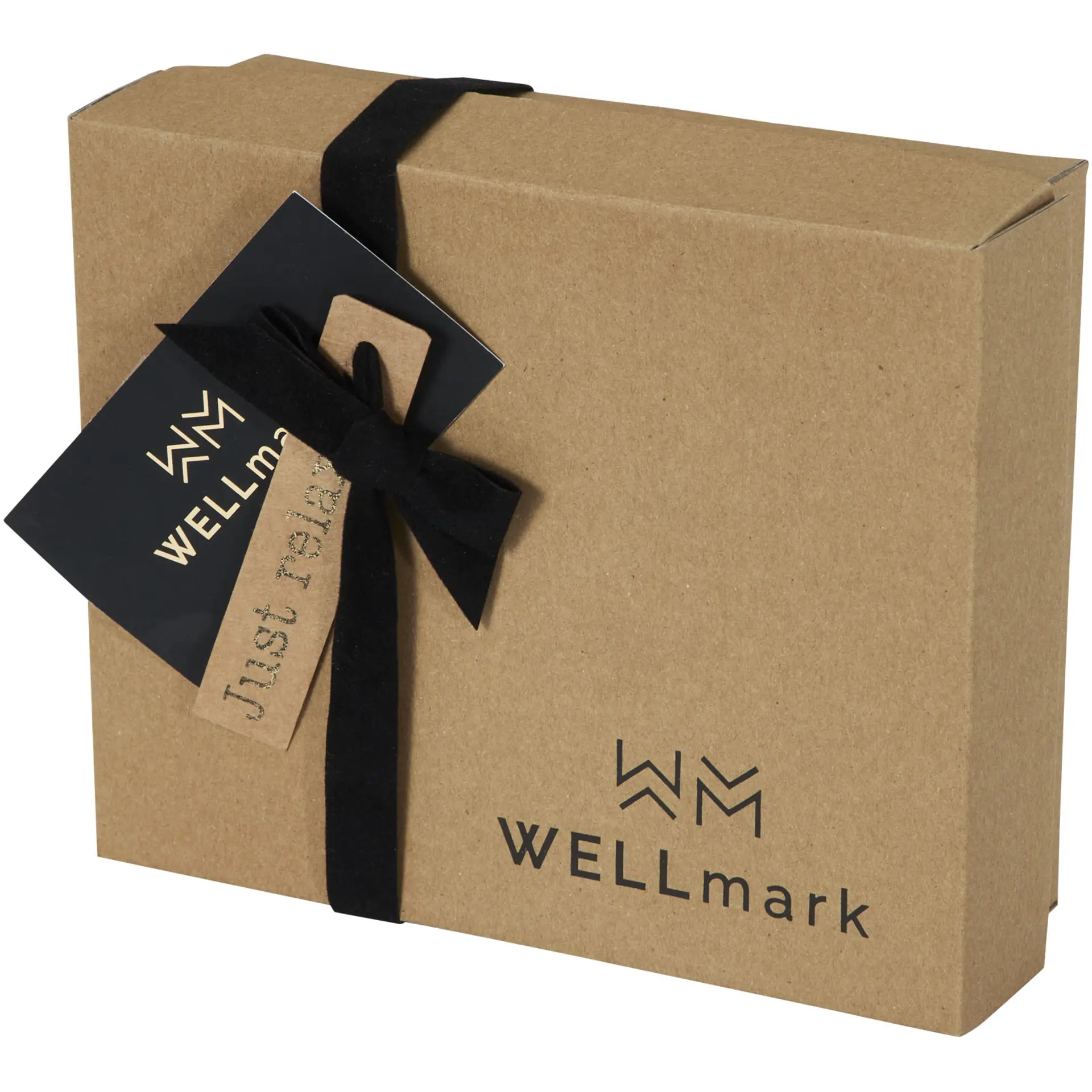 Bild på 3-delad presentförpackning med badsalt, 200 ml - Wellmark Just Relax 