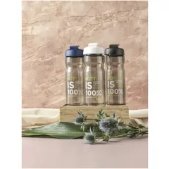 Bild på H2O Active® Eco Base 650 ml sportflaska med uppfällbart lock