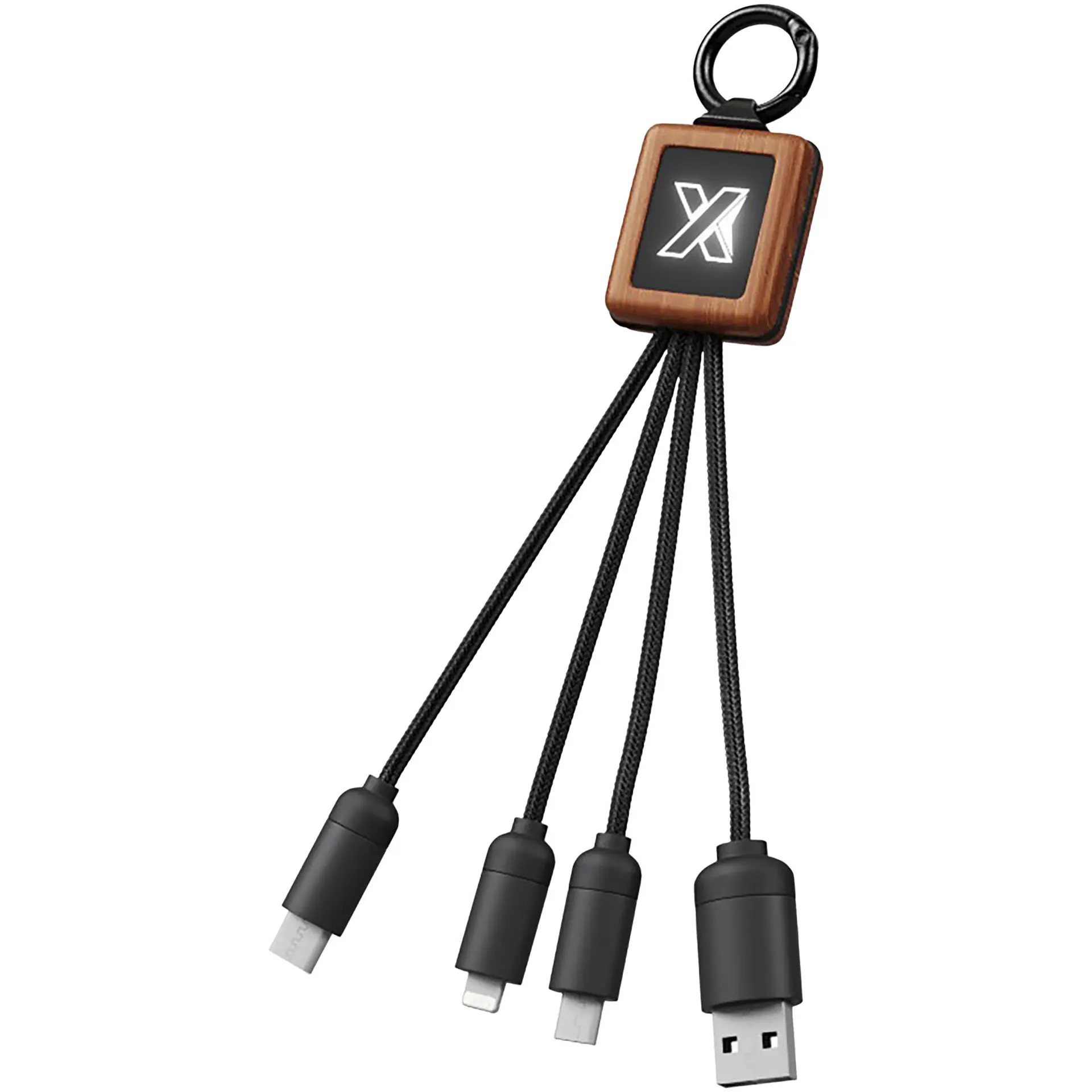 Bild på SCX.design C19 lättanvänd kabel i trä