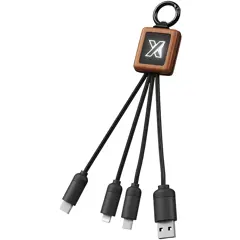 Bild på SCX.design C19 lättanvänd kabel i trä