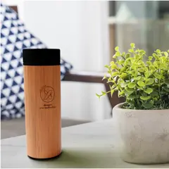 Bild på SCX.design D11 500 ml smart flaska i bambu
