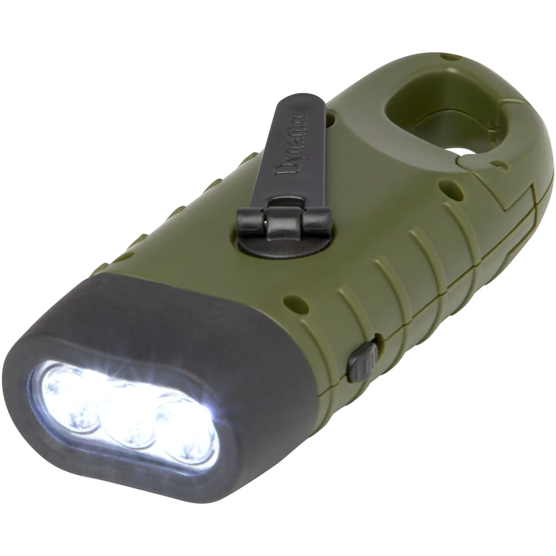 Ficklampa, soldynamo, karbinhake - Helios 