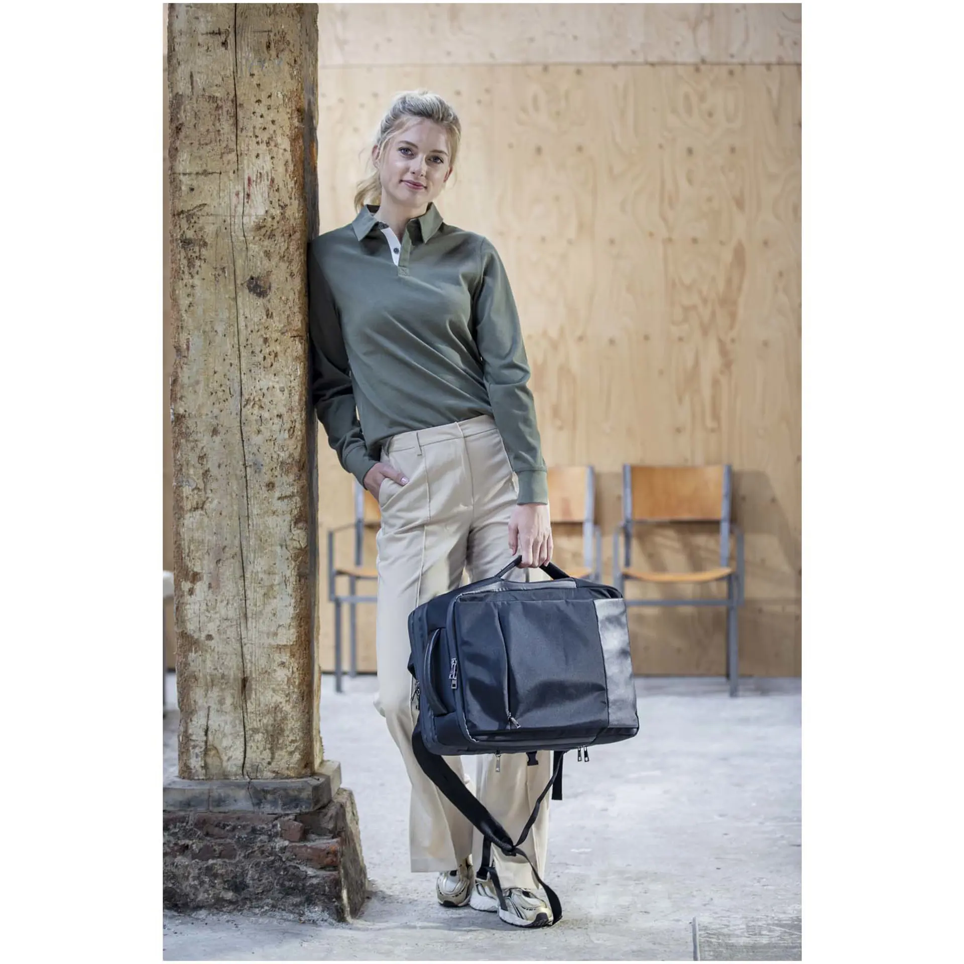 Bild på Expedition Pro 17-tums expanderbar laptopväska av återvunnet GRS-material, 35 l