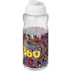 Bild på H2O Active® Big Base 1-liters sportflaska med uppfällbart lock