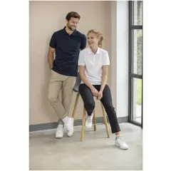 Bild på Piké unisex, återvunnet material, 200g/m2 - Emerald