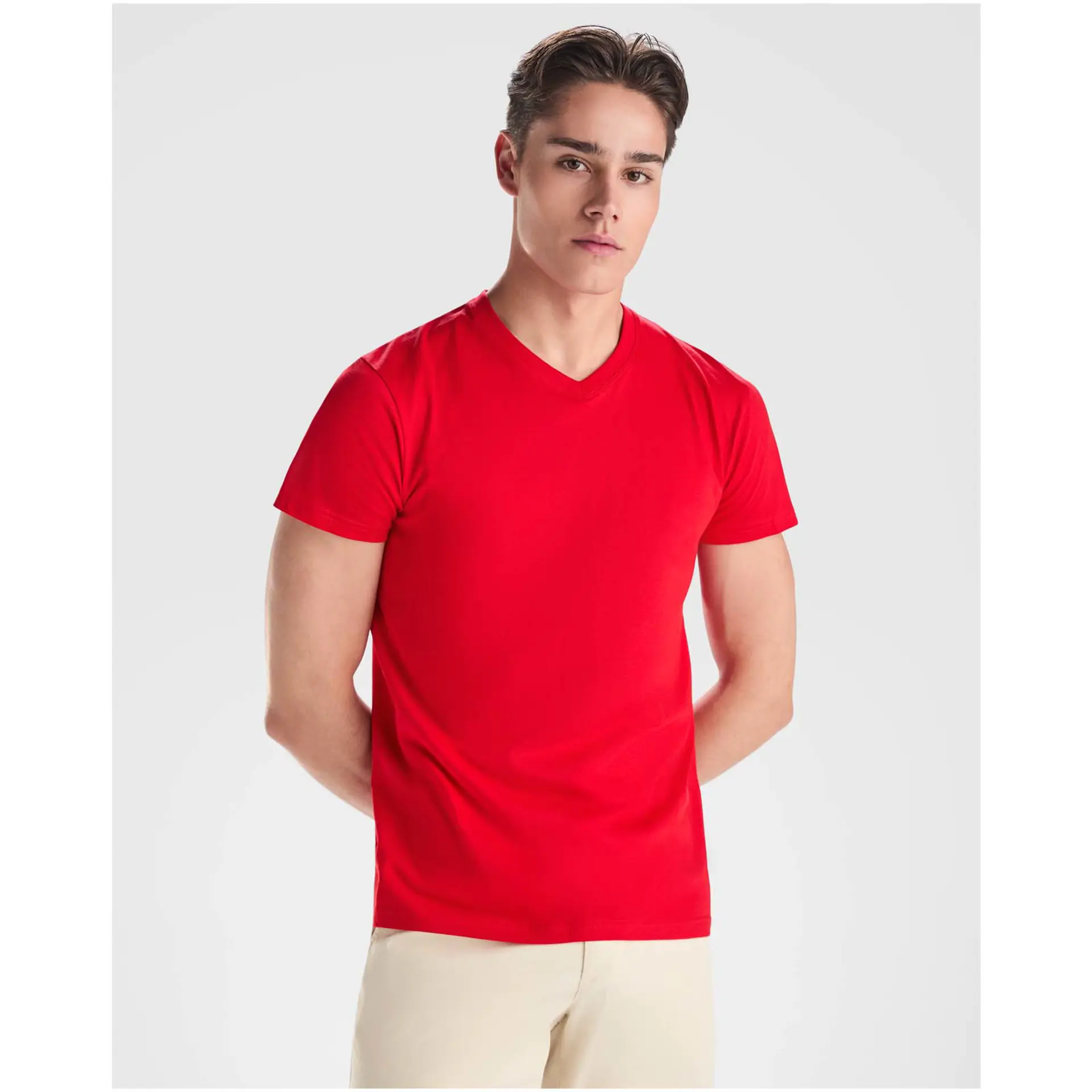 Bild på Samoyedo kortärmad v-ringad T-shirt för herr
