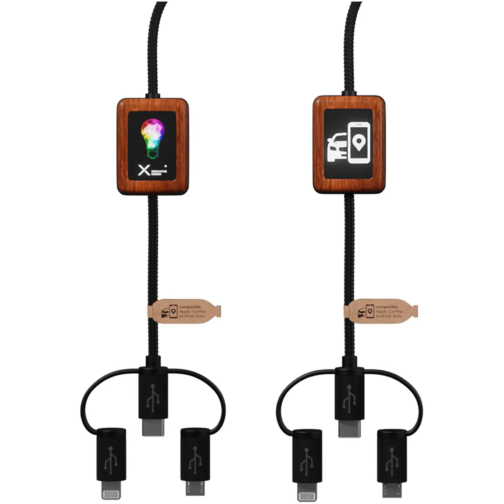 Bild på SCX.design C46 5-i-1 CarPlay-kabel Bild på SCX.design C46 5-i-1 CarPlay-kabel