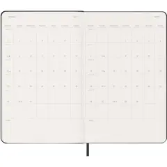 Bild på Moleskine inbunden 12-månaders L vertikplanerare