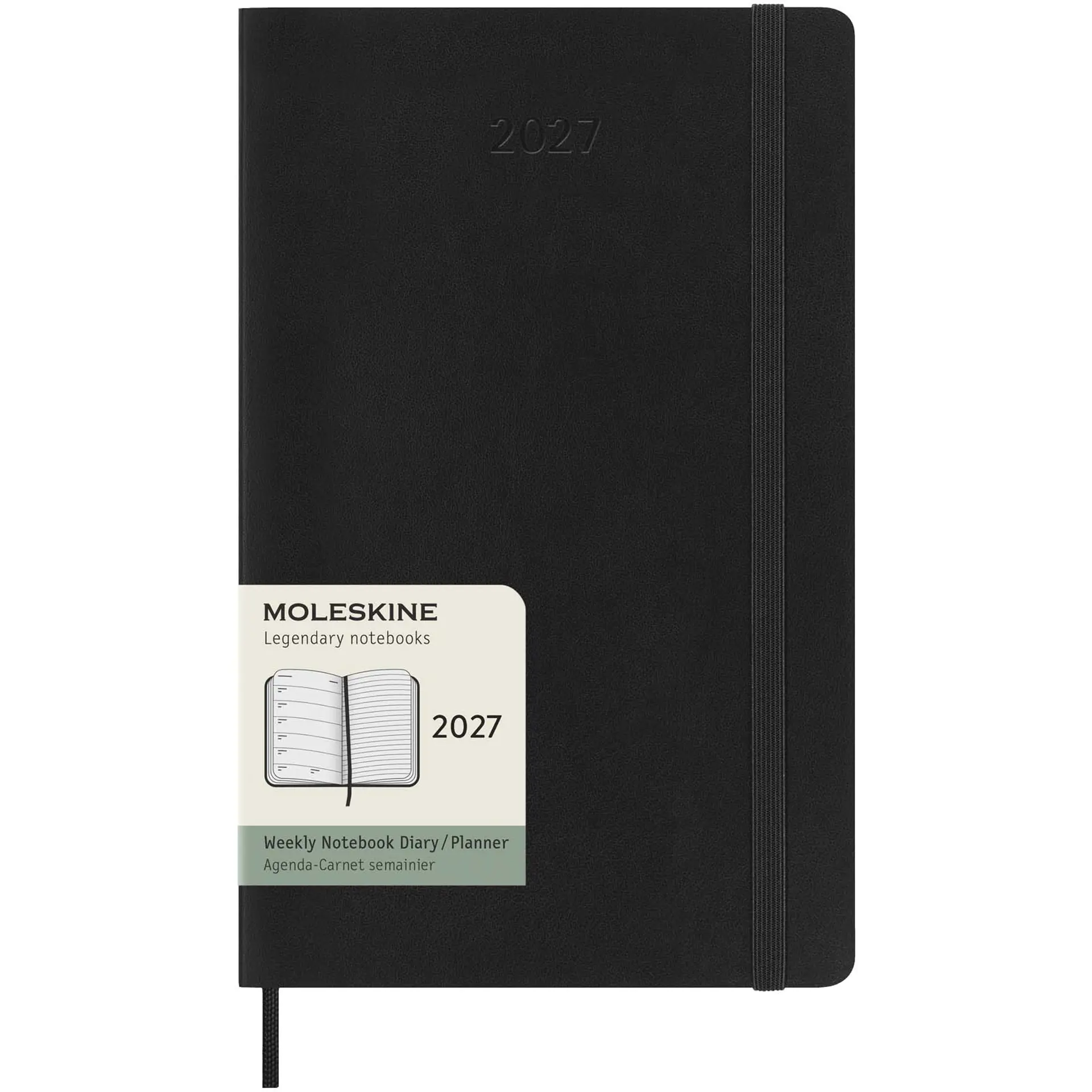 Bild på Moleskine 12-månaders L anteckningsbok med mjukt omslag Bild på Moleskine 12-månaders L anteckningsbok med mjukt omslag