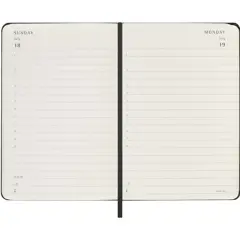 Bild på Moleskine inbunden 12-månaders daglig fickplanerare