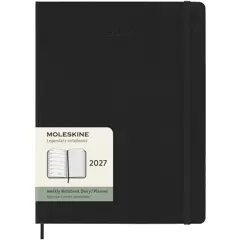Bild på Moleskine inbunden 12-månaders veckoplanerare XL