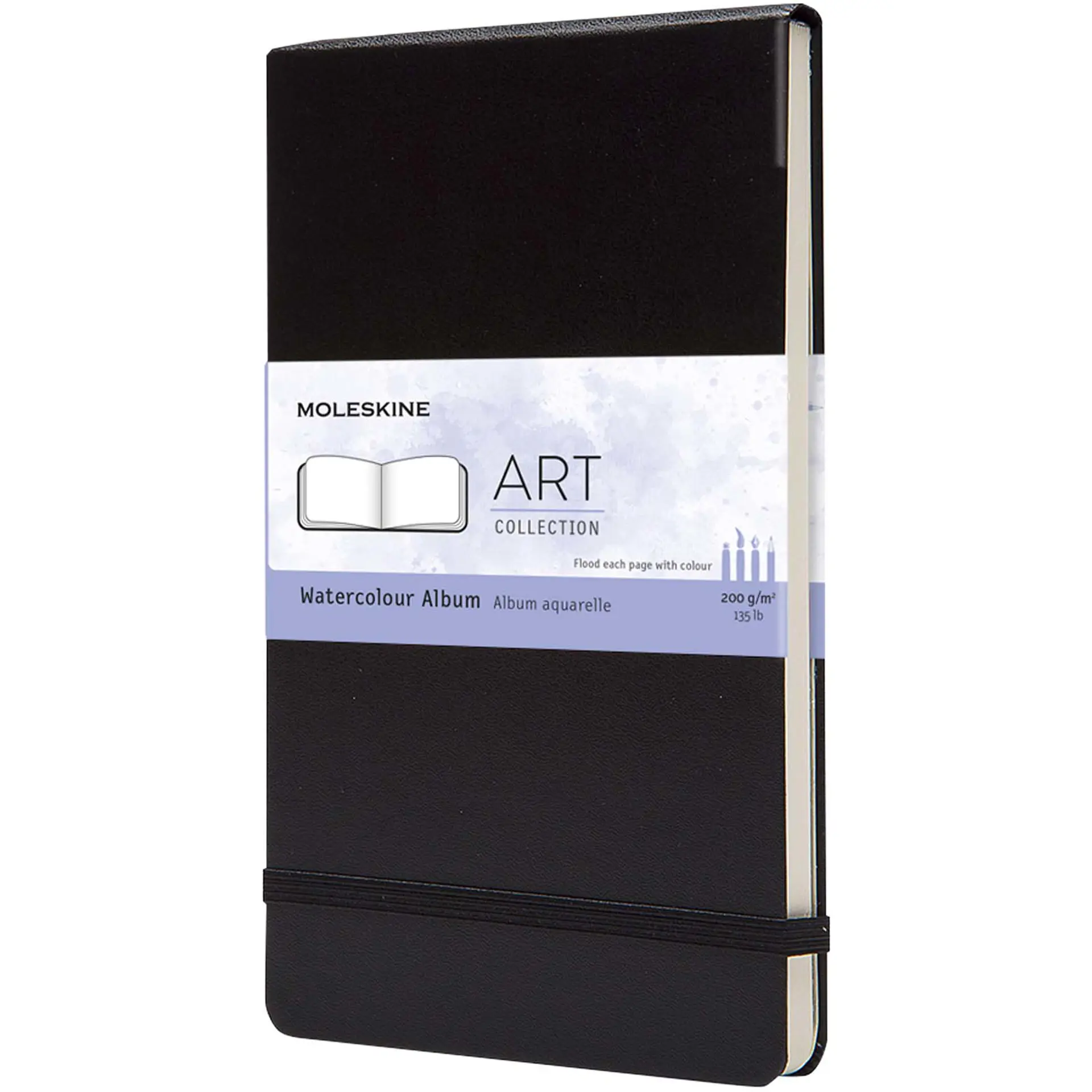 Bild på Moleskine stort akvarellalbum för konst
