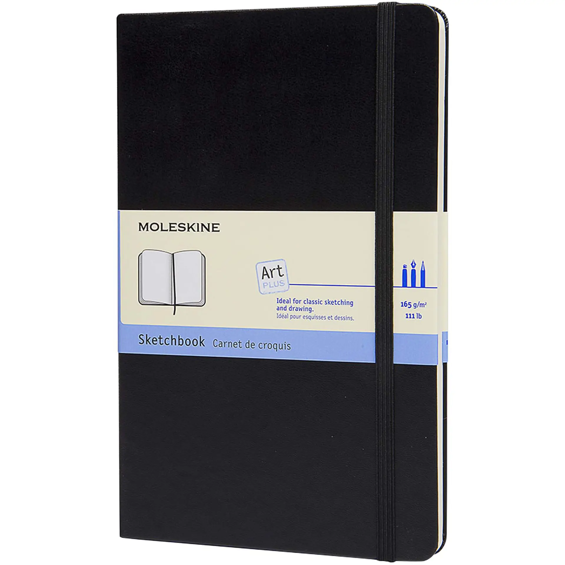 Bild på Moleskine stor skissbok för konst Bild på Moleskine stor skissbok för konst