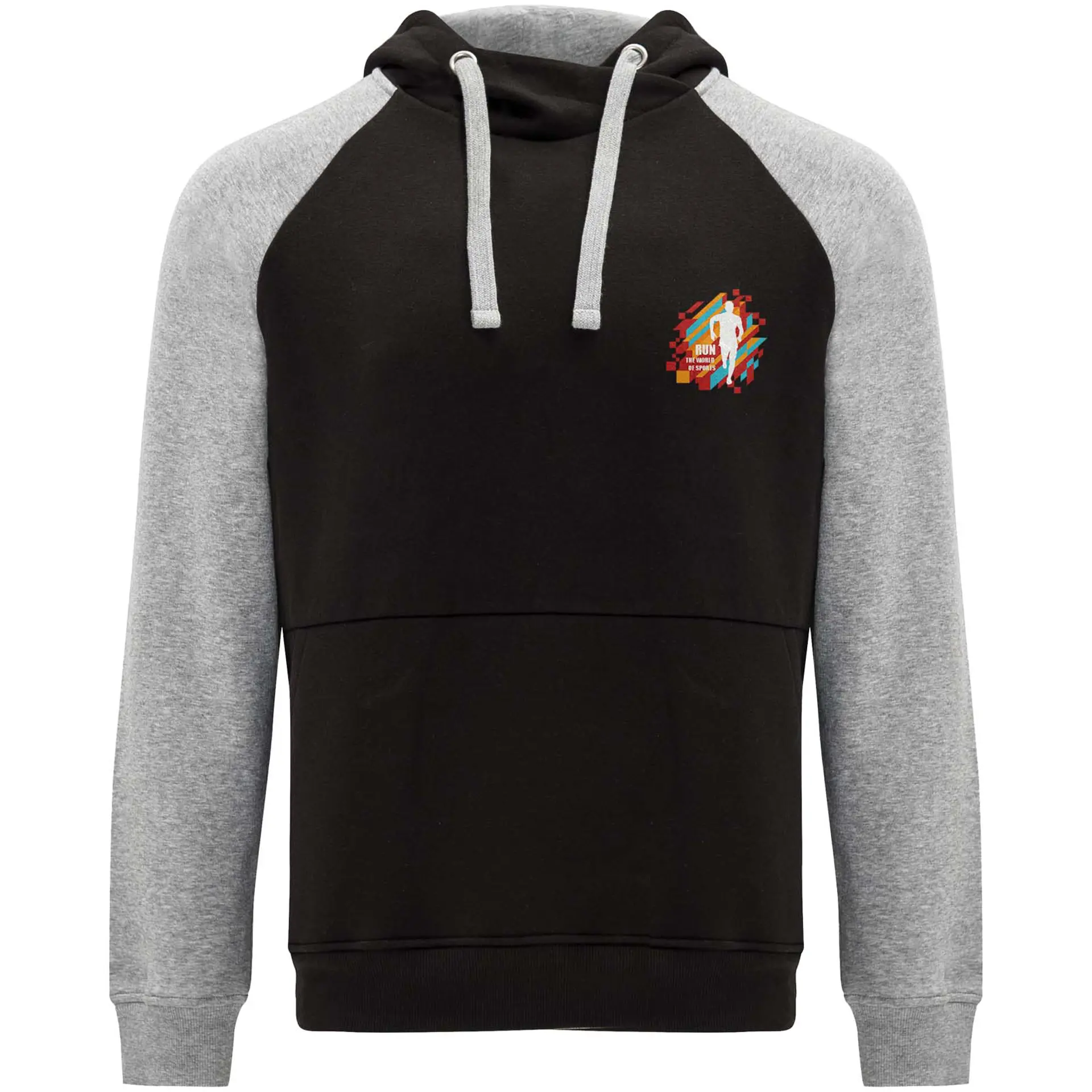 Bild på Hoodie unisex, tvåfärgad, 280g/m2 - Badet