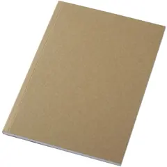 Bild på A5 anteckningsbok med återvunnet mjukt omslag med kraftpapper, 50 ark - Novella Austen