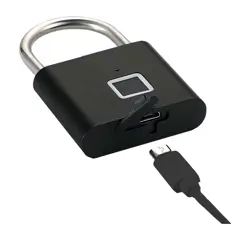 Bild på SCX.design T11 smart hänglås med fingeravtryck
