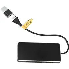 Bild på SCX.design H20 8-i-1 USB-hubb med dubbla ingångar och sex portar