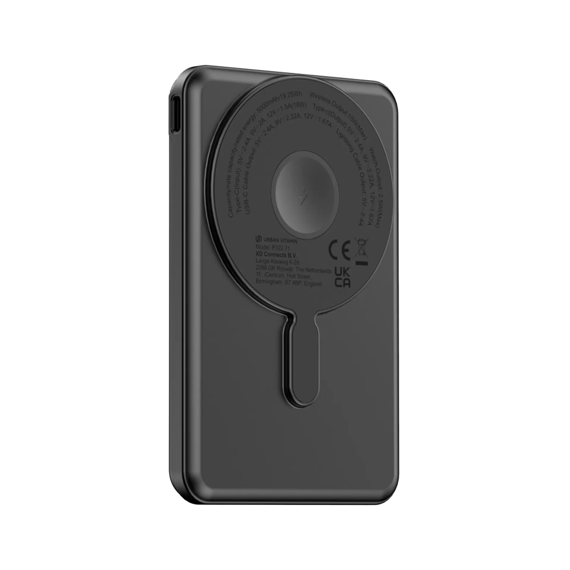 Bild på Urban Vitamin Redwood 5in1 5000mah 20WPD magnetisk powerbank Bild på Urban Vitamin Redwood 5in1 5000mah 20WPD magnetisk powerbank