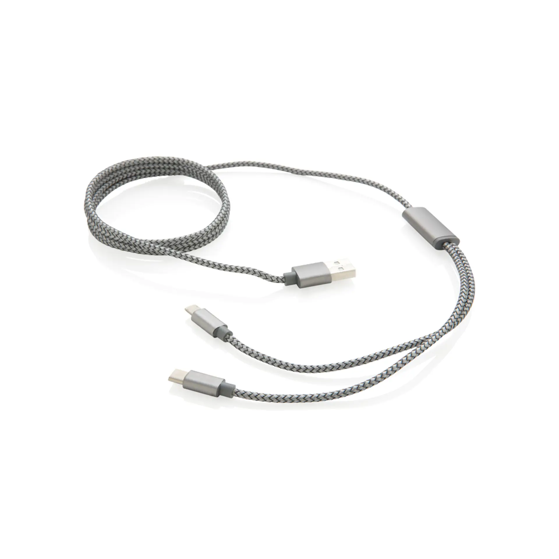 Bild på 3-i-1 flätad kabel Bild på 3-i-1 flätad kabel