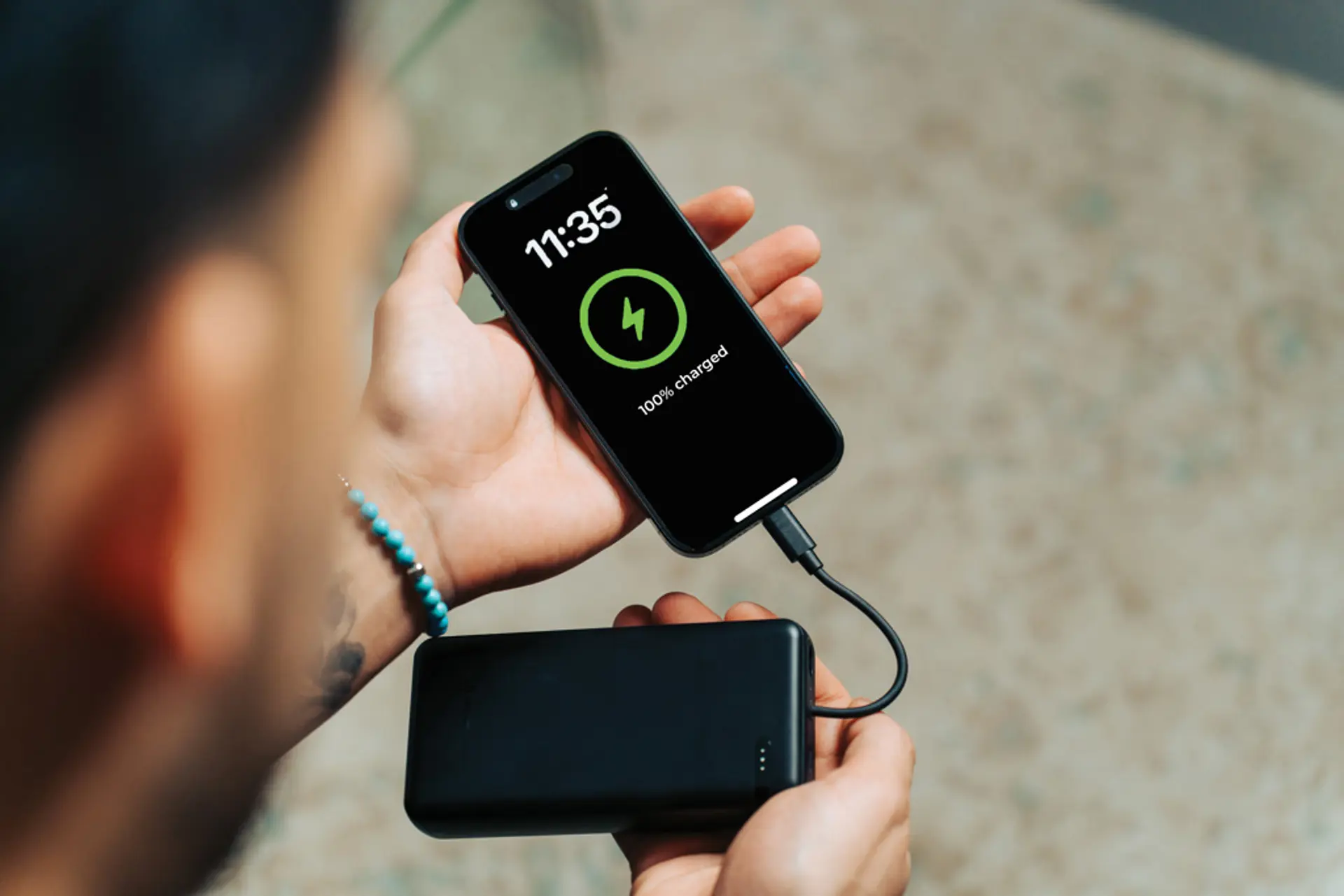 Bild på Urban Vitamin Menlo Park RCS återvunnen plastic 20.000 20WPD powerbank