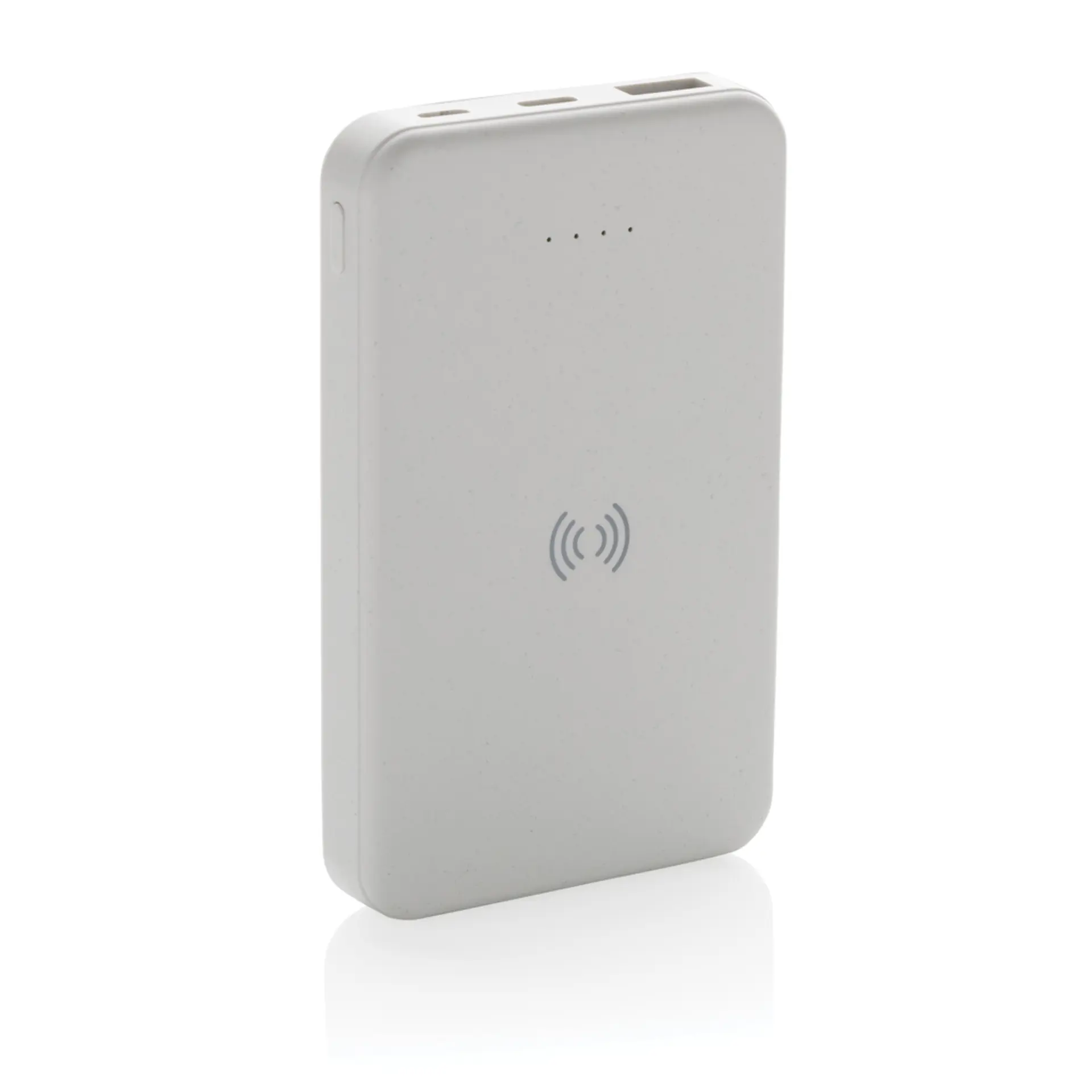 Bild på 5.000 mAh trådlös powerbank i RCS återvunnen plast Bild på 5.000 mAh trådlös powerbank i RCS återvunnen plast