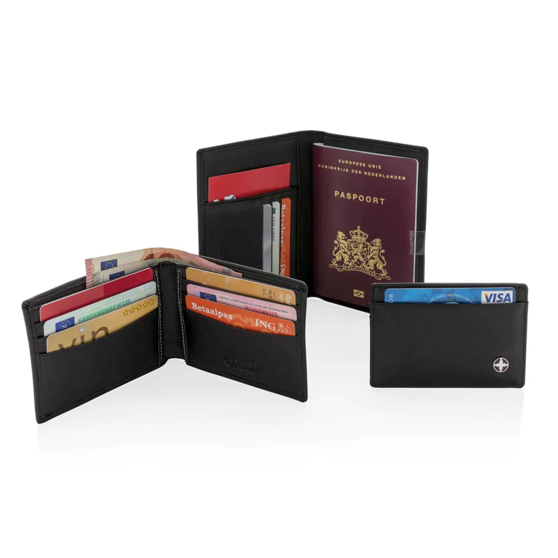 Bild på Swiss Peak RFID anti-skimming korthållare