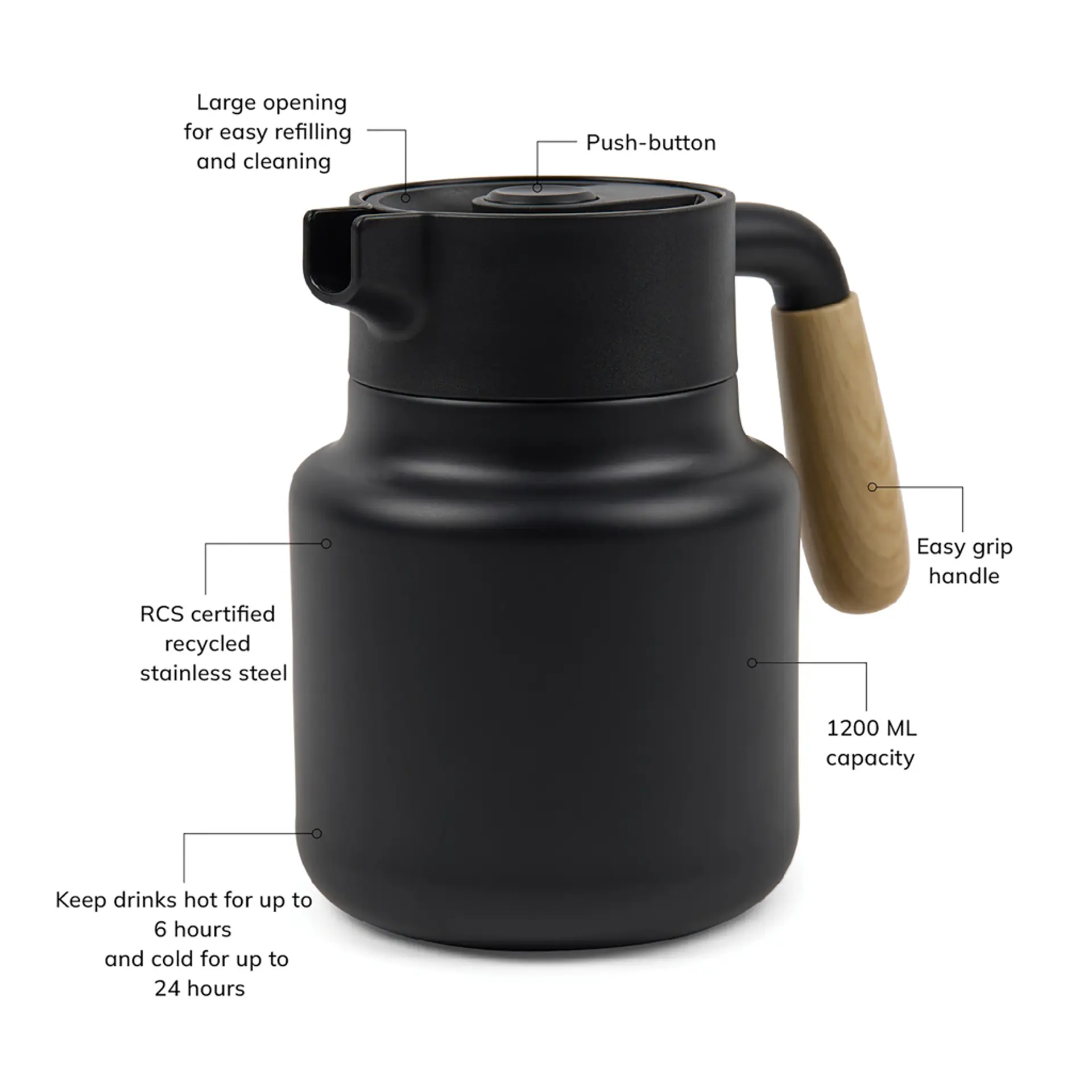 Bild på VINGA Arbe RCS termoskanna 1200 ML