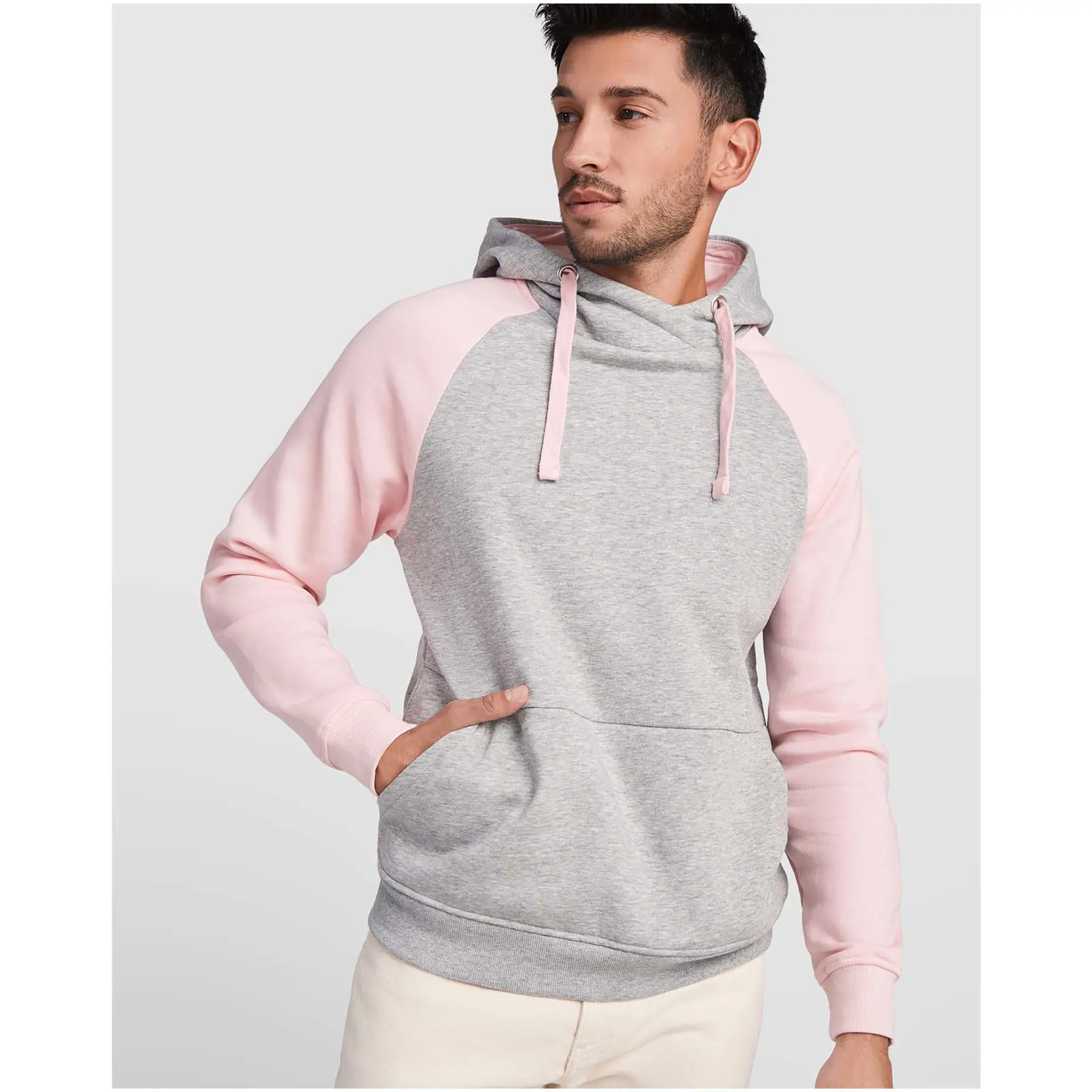 Bild på Hoodie unisex, tvåfärgad, 280g/m2 - Badet