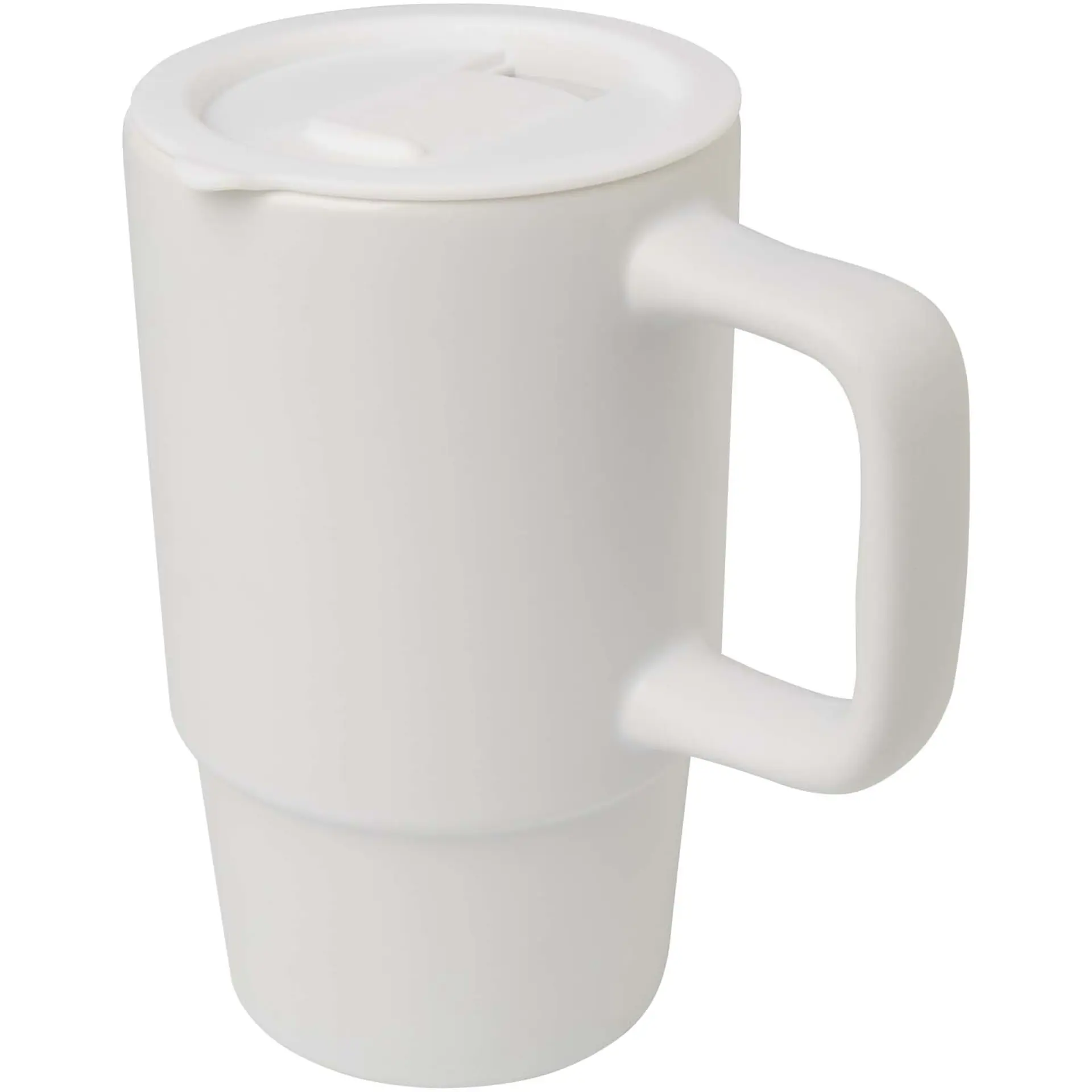 Bild på Carter 450 ml keramisk mugg med plastlock Bild på Carter 450 ml keramisk mugg med plastlock