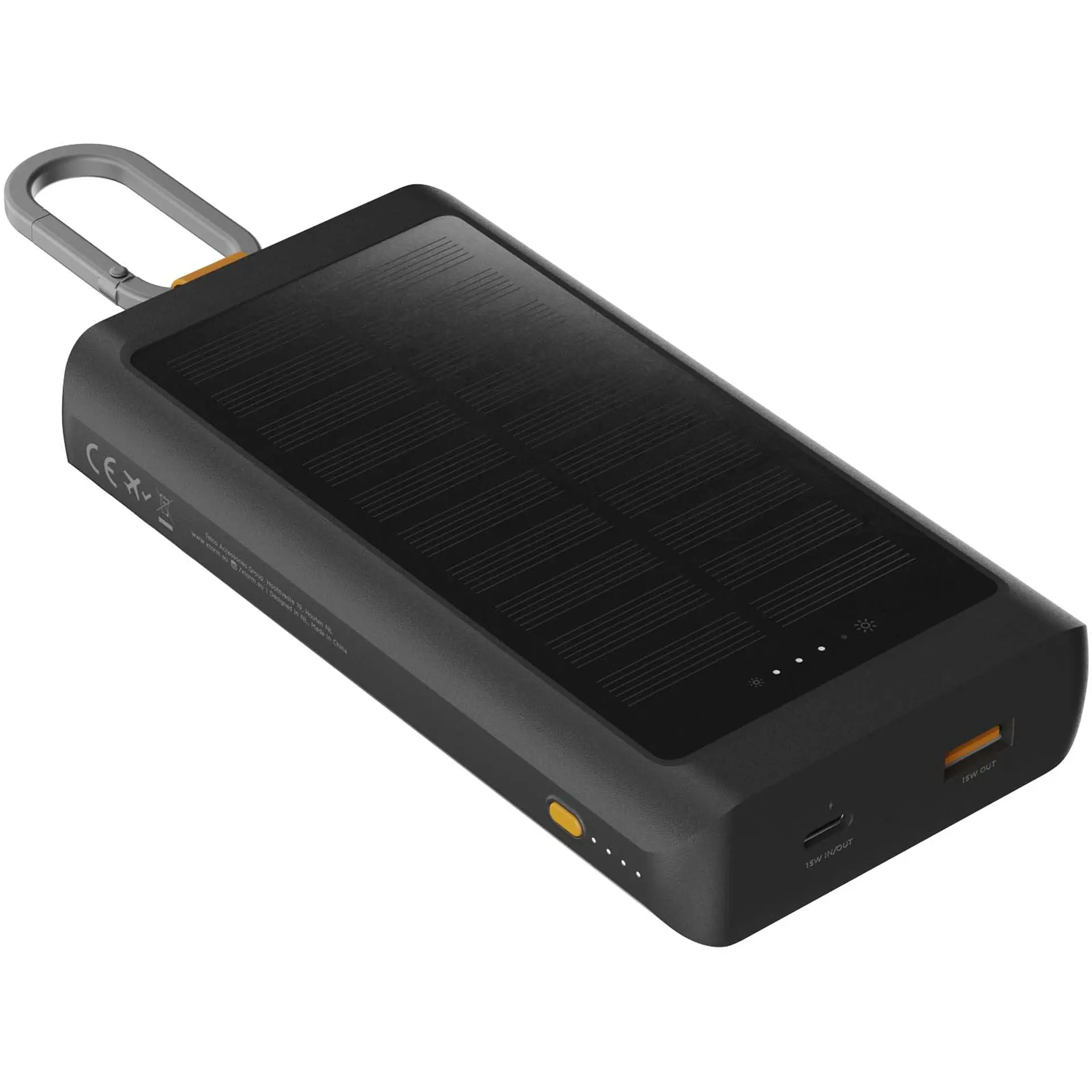 Bild på Xtorm XG2S101 Go2 10 000 mAh 15 W solcellsdriven powerbank med belysning