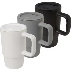 Bild på Carter 450 ml keramisk mugg med plastlock