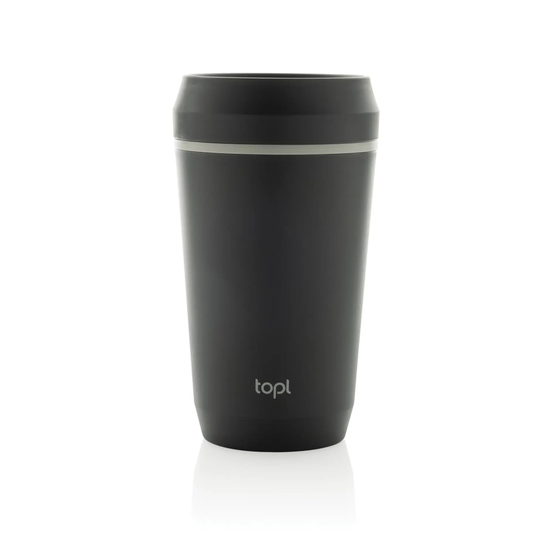 Bild på Topl To Go-glas av återvunnen plast Patenterat 360-lock 354