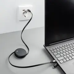 Bild på Terra RCS återvunnen aluminium 240W utdragbar 2-i-1 kabel