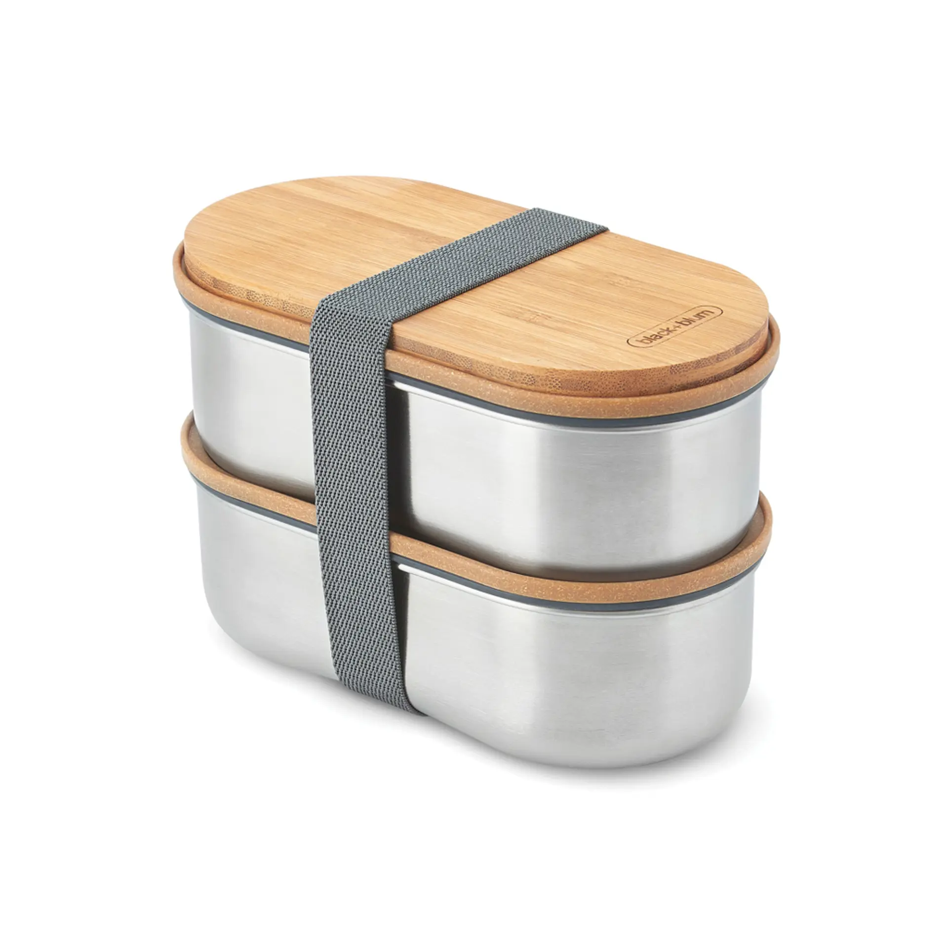 Black+Blum Dubbel Rostfri Bento-låda