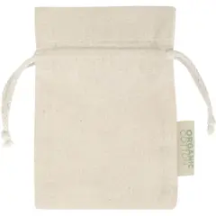 Bild på Odisha 140 g/m² presentpåse av ekologiskt OCS-material – 15 x 10 cm 