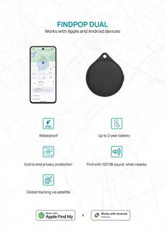 Bild på Findpop Dual RCS föremålsfinnare IPX5 i återvunnen plast