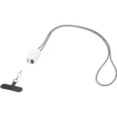 Bild på Anser logoband för smartphone av återvunnen plast med inbyggd 5-i-1-kabel på 27 W