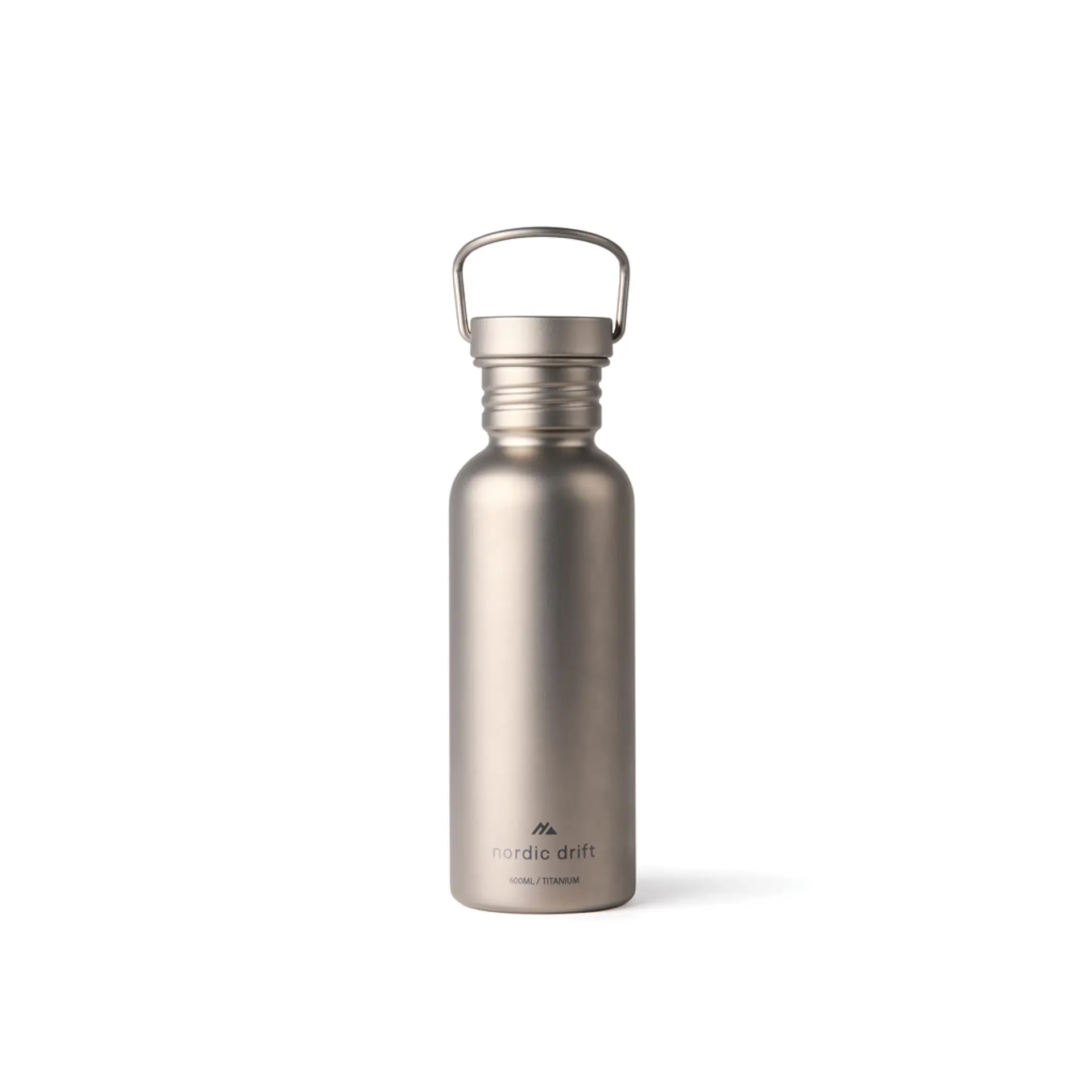 Nordic Drift Trail Light Titanium vattenflaska 600 ml