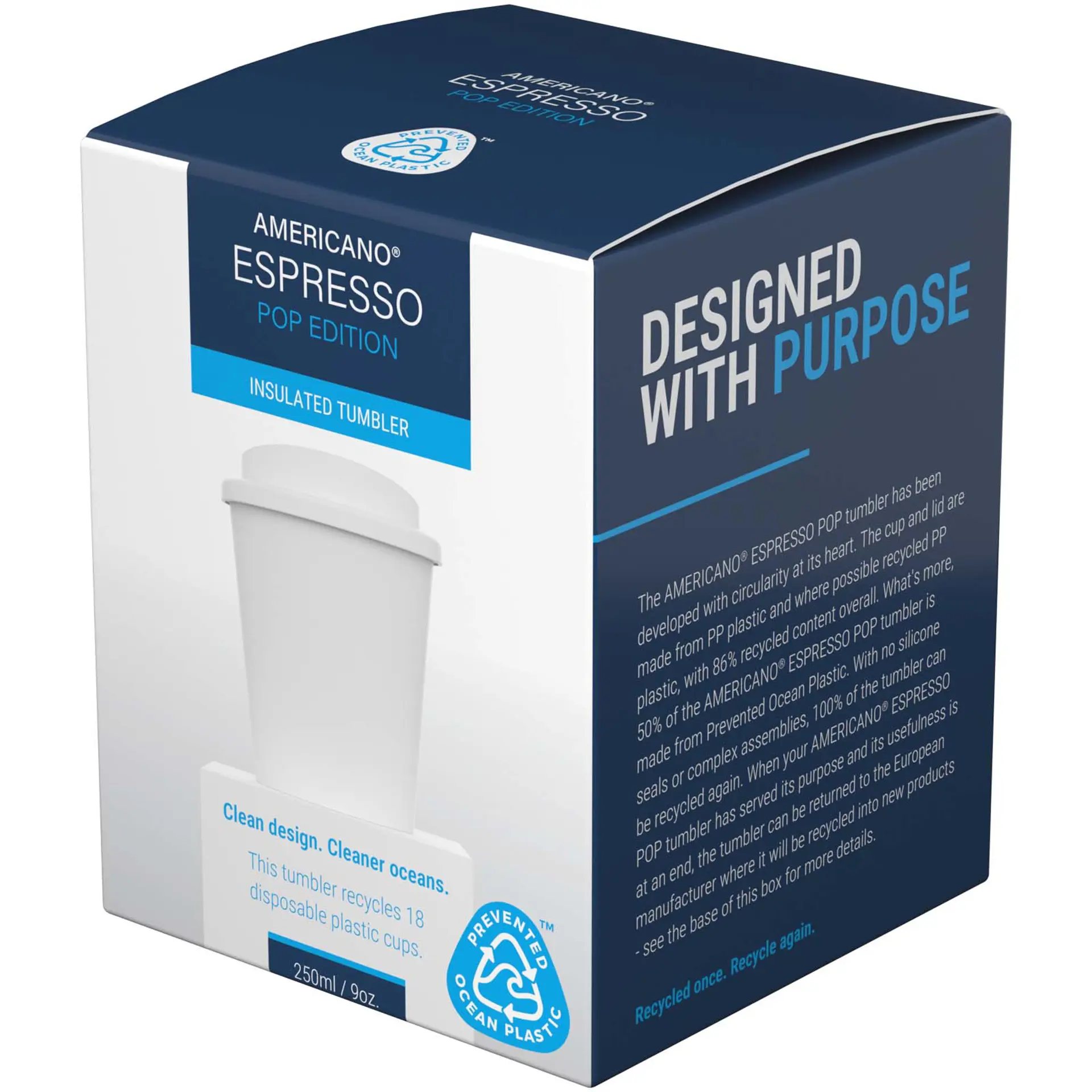 Bild på Americano® Espresso POP 250 ml mugg med spillsäkert lock