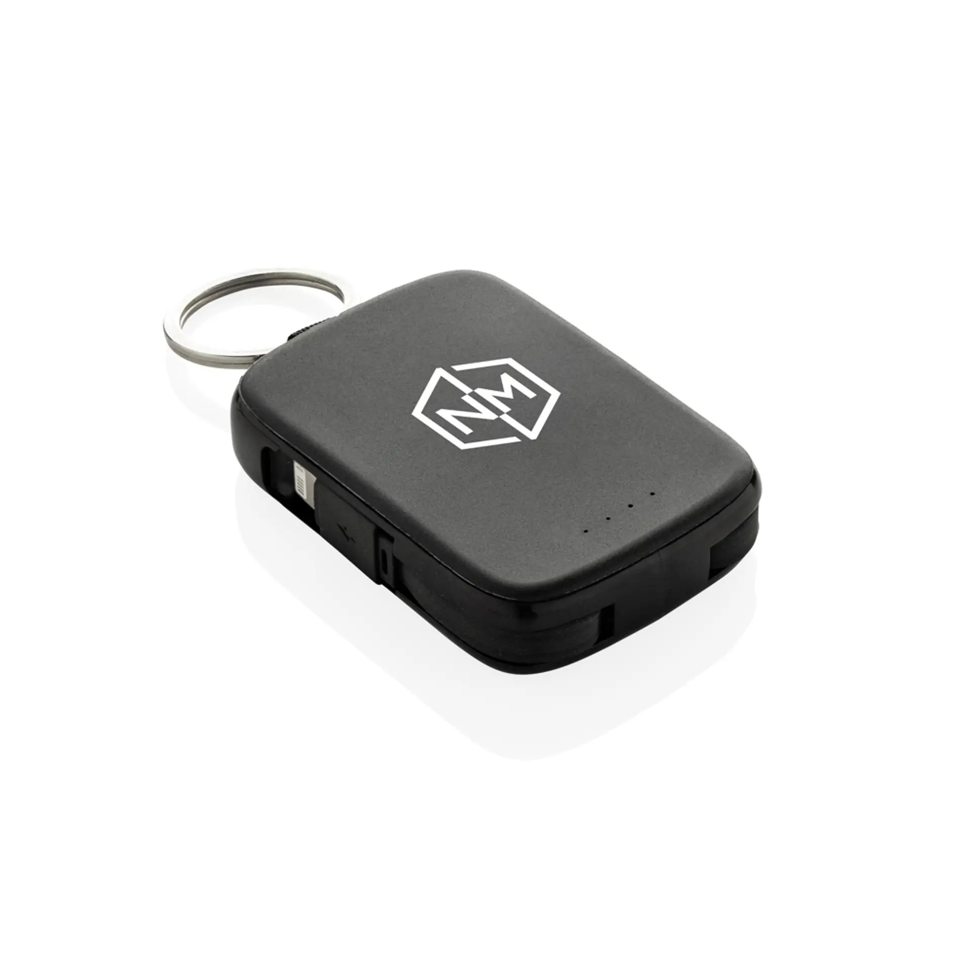 Bild på Nexo RCS nyckelringspowerbank 2000 mAh med integrerade kabla