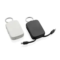 Bild på Nexo RCS nyckelringspowerbank 2000 mAh med integrerade kabla