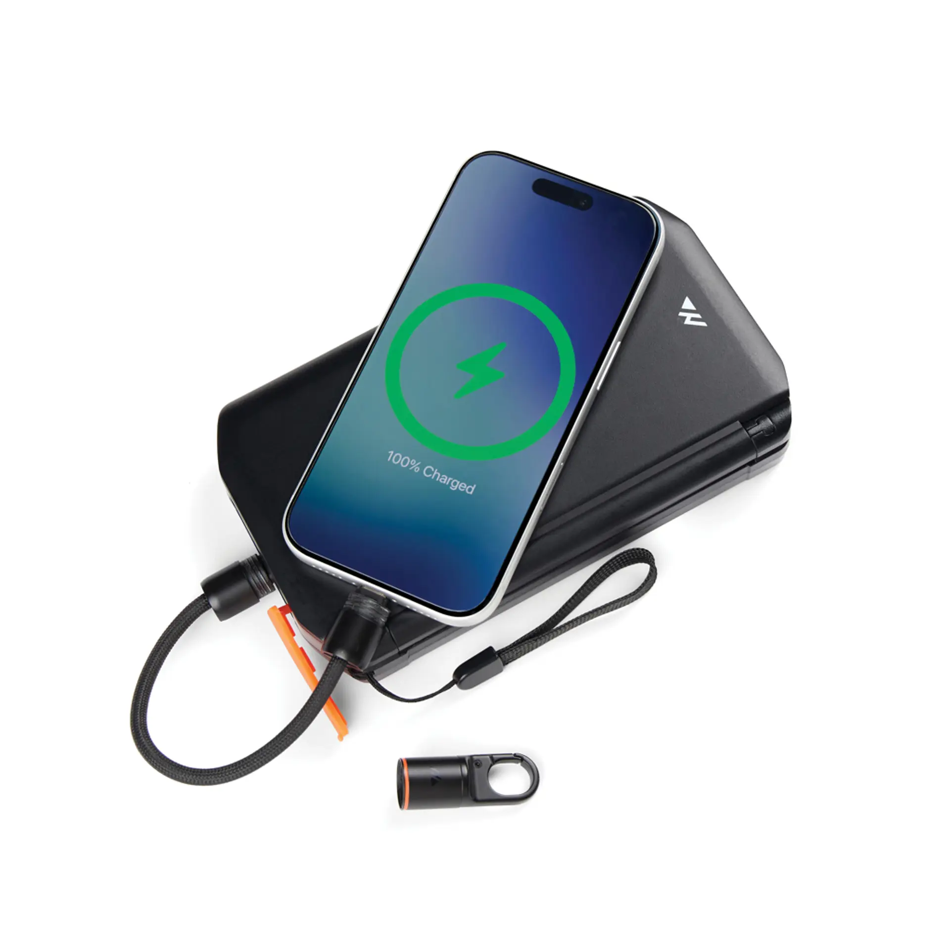 Bild på Nordic Drift Everest USB-C 60W snabbladdningskabel karbinhak