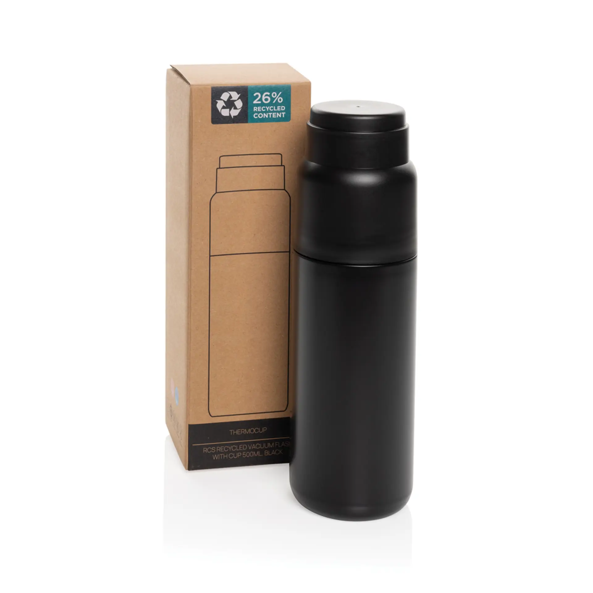 Bild på Thermocup RCS återvunnen vakuumflaska med kopp 500 ml