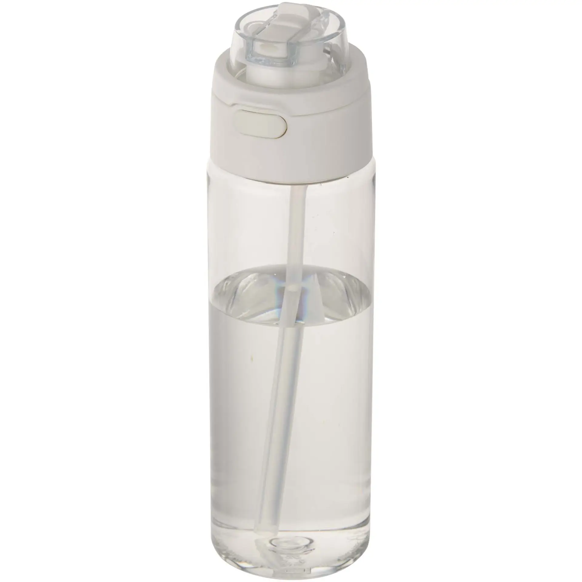 Bild på Theron 700 ml vattenflaska i återvunnen plast från RCS med lock med dubbla funktioner och utfällbart sugrör Bild på Theron 700 ml vattenflaska i återvunnen plast från RCS med lock med dubbla funktioner och utfällbart sugrör