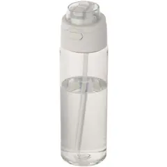Bild på Theron 700 ml vattenflaska i återvunnen plast från RCS med lock med dubbla funktioner och utfällbart sugrör