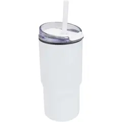 Bild på Westin 540 ml RCS-mugg i återvunnet material med dubbelvägg och isolering samt sugrör